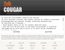 Tablet Screenshot of belle-cougar.net